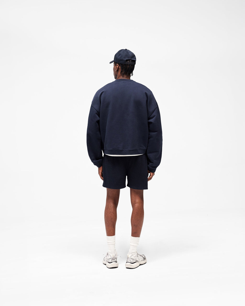 Initial Waffle Shorts - Midnight Navy