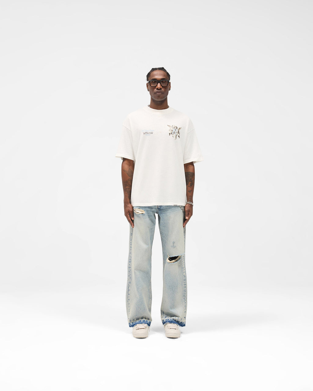 Legacy Cherubs T-Shirt - Flat White