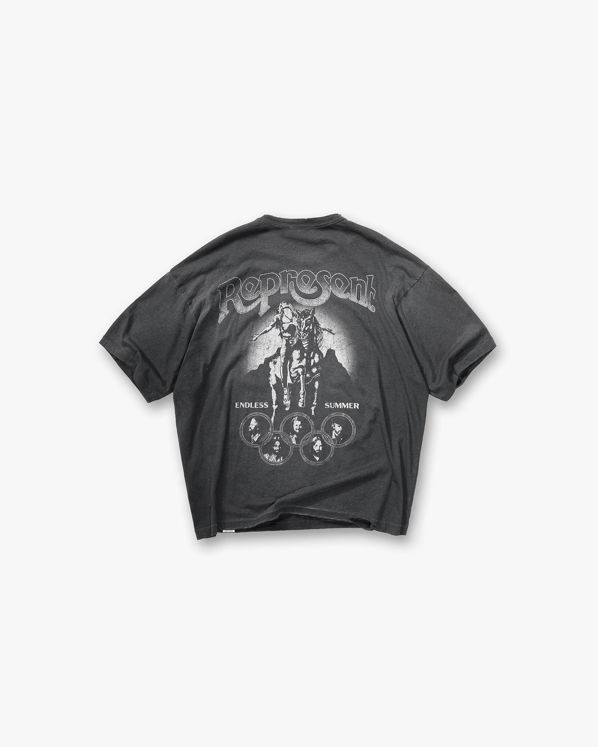 Represent x Beach Boys Endless Summer T-Shirt - Stained Black