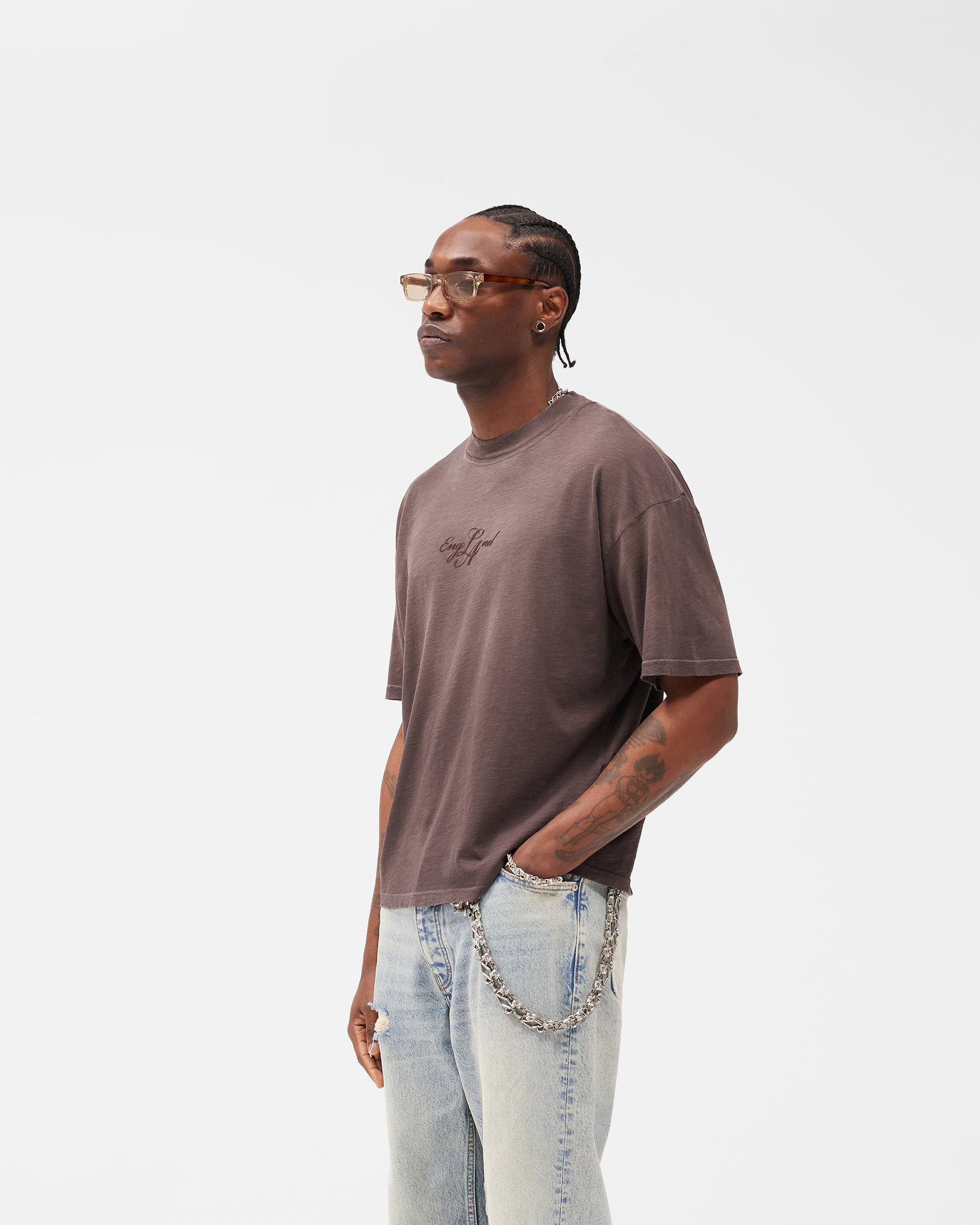 EngLAnd T-Shirt - Washed Brown