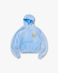 Represent X Belstaff Born To Bike Hoodie - Mid Blue
