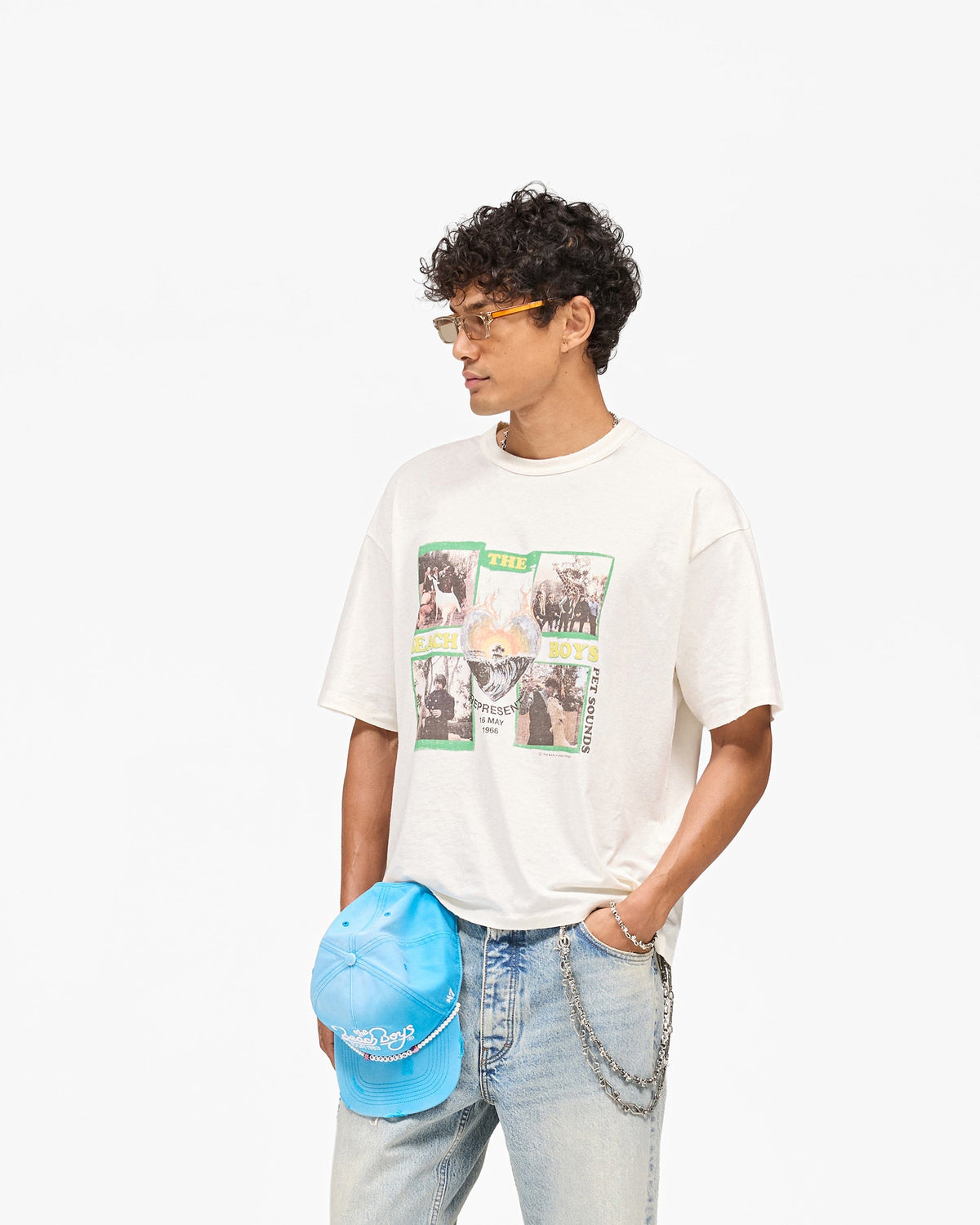 Represent x Beach Boys Pet Sounds T-Shirt - Flat White