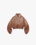 Represent Owners Club Zip Funnel Neck - Sienna