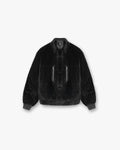 Bordeaux Brushed Jacket - Black