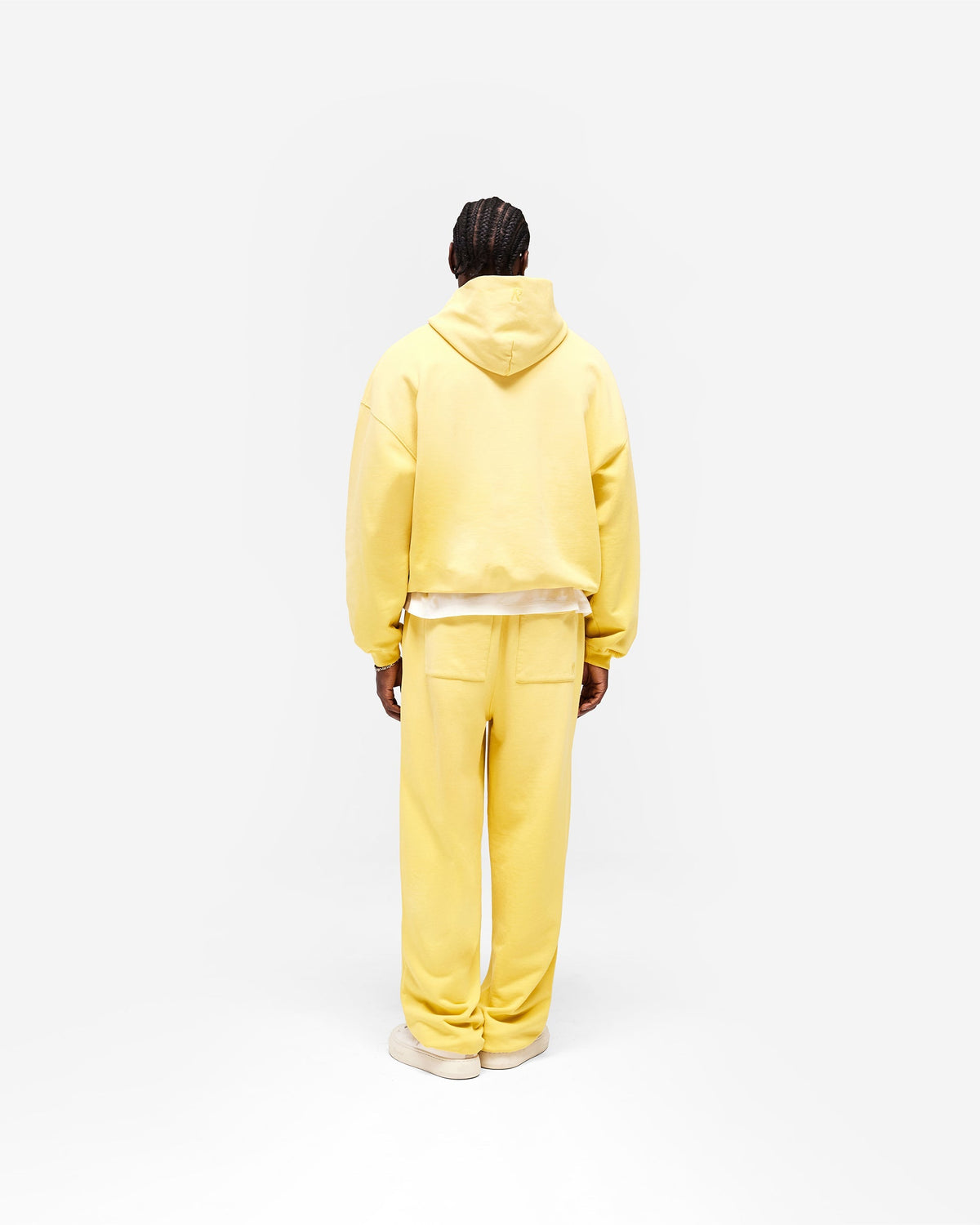 Initial Oversized Hoodie - Canary Yellow