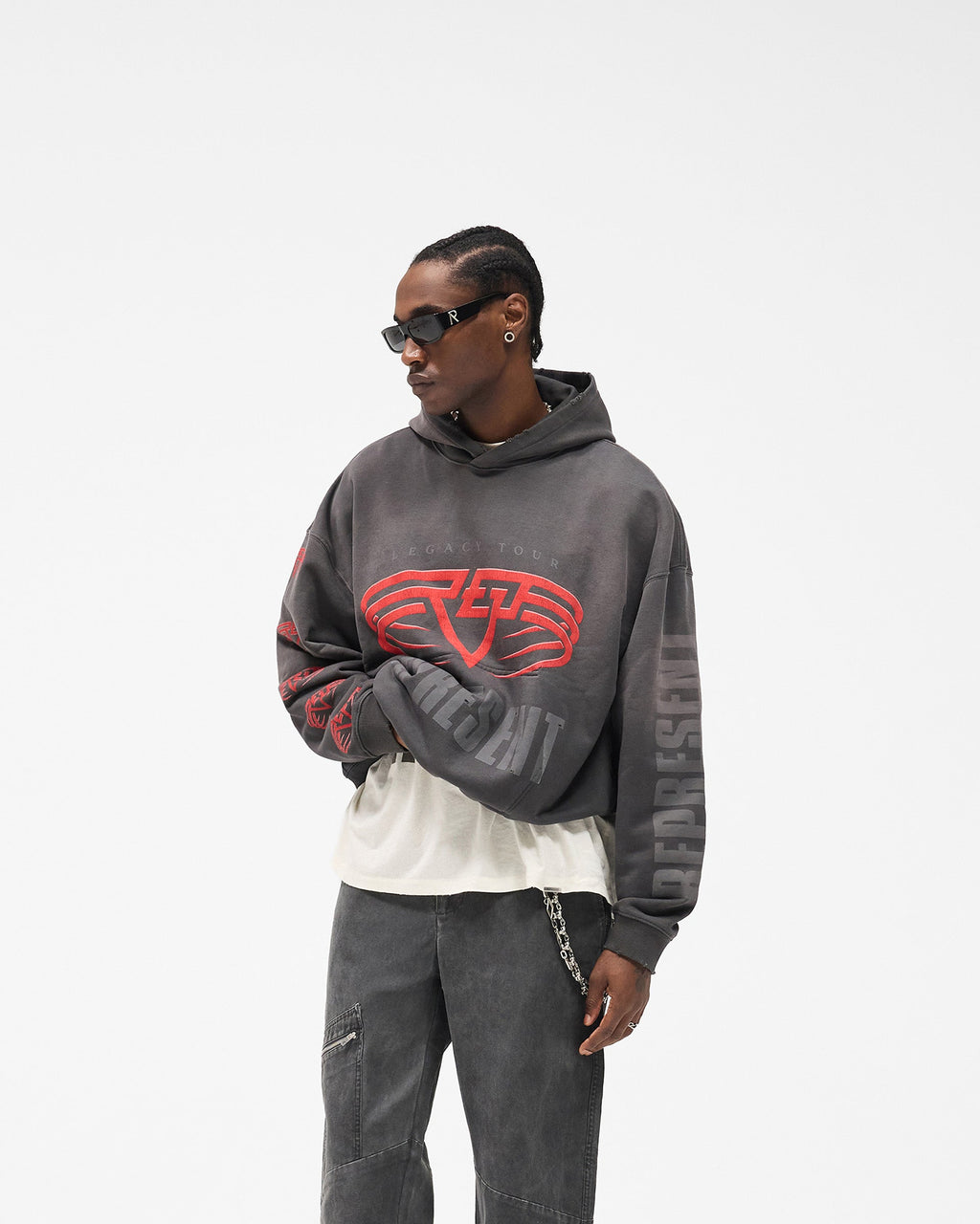 Reversible Living Legacy Tour Hoodie - Sun Fade Grey