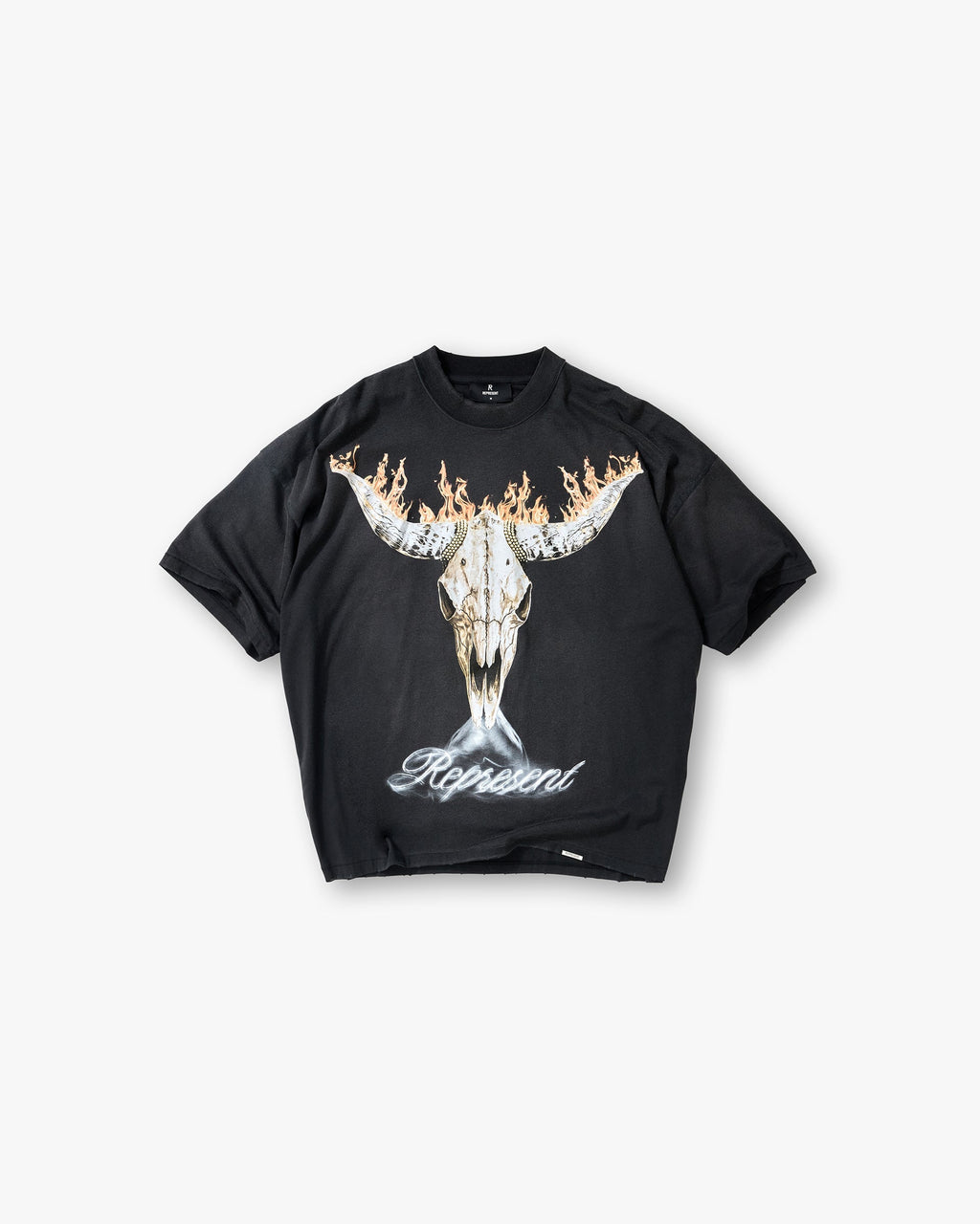 British Cowboys T-Shirt - Stained Black
