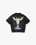 British Cowboys T-Shirt - Stained Black