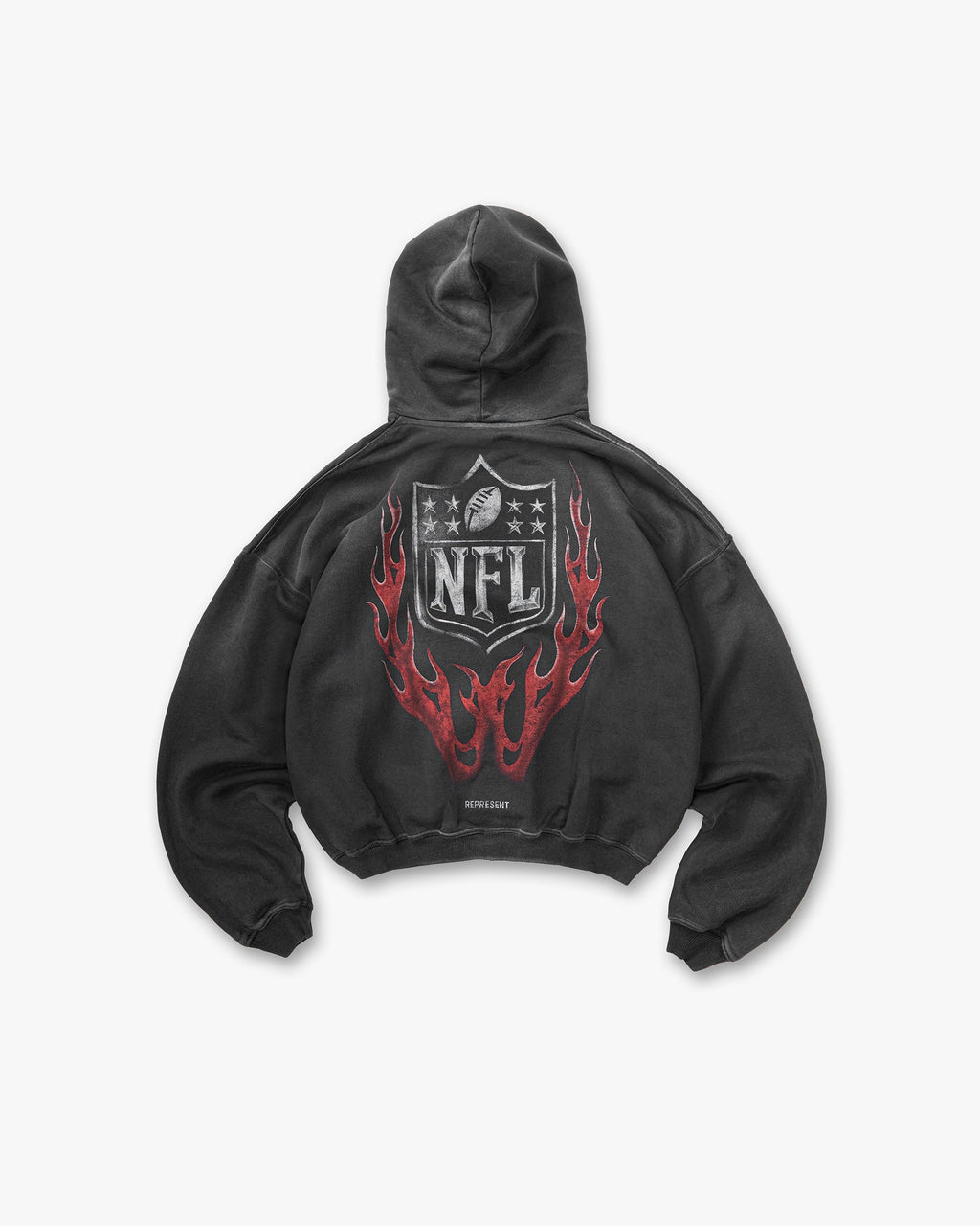 NFL Shield x Represent Hoodie - Stained Black