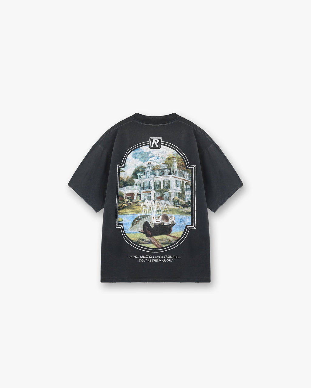 Revere Manor T-Shirt - Stained Black