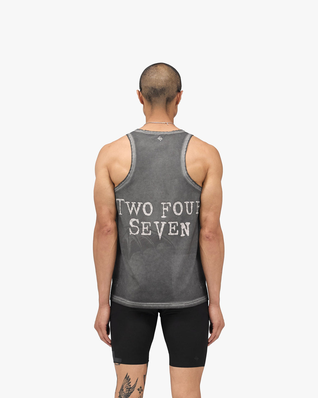247 x Avenged Sevenfold Death Bat Singlet - Washed Grey