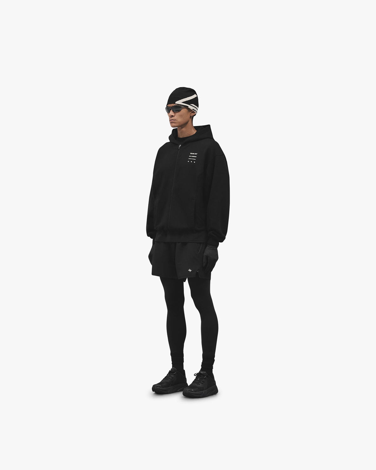 247 Uprising Zip Hoodie - Black