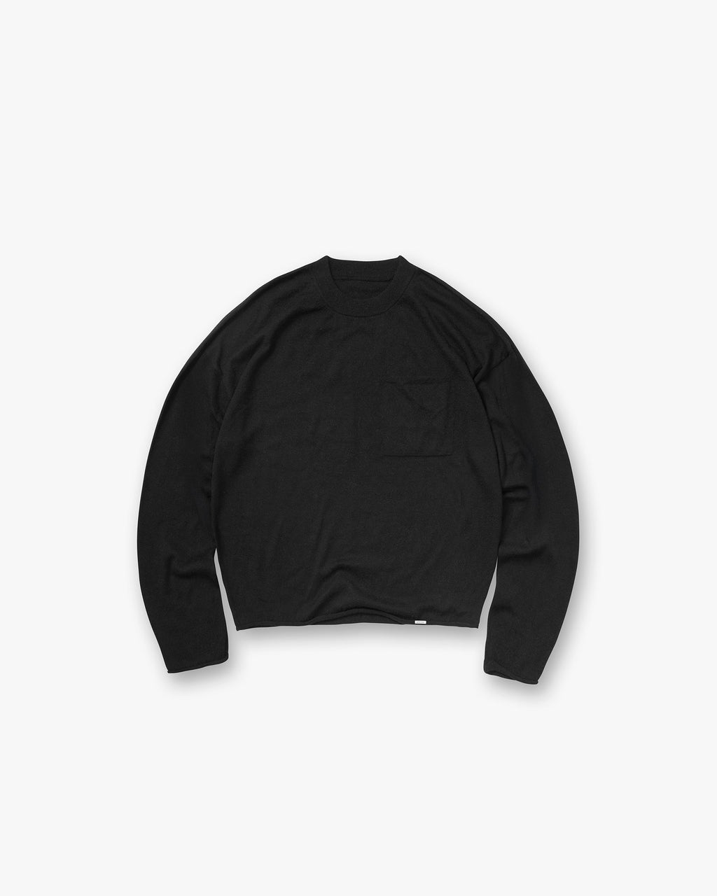GH Knitted Long Sleeve Top - Jet Black