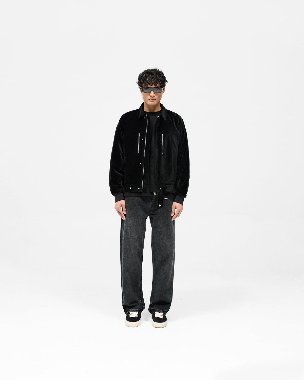 Bordeaux Brushed Jacket - Black