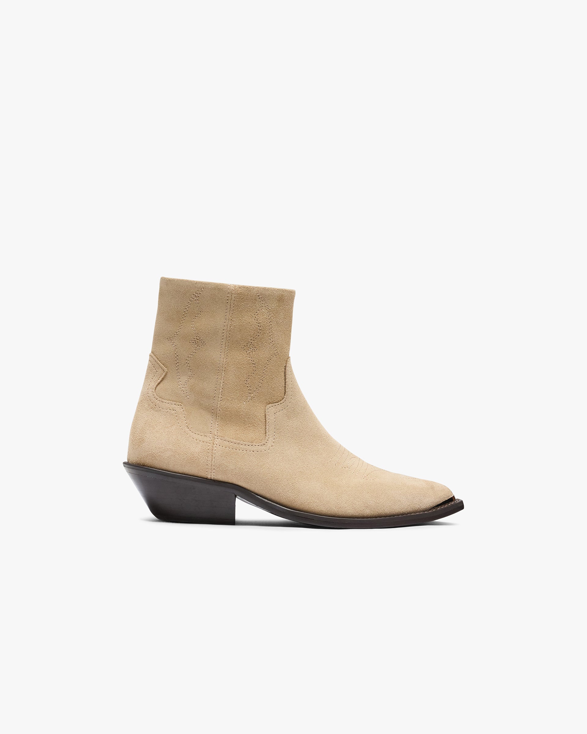 Michael Zip Boot Suede - Brown