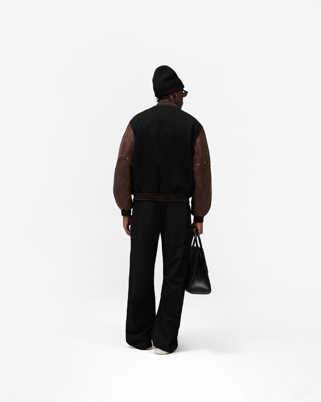 Varsity Bomber - Jet Black