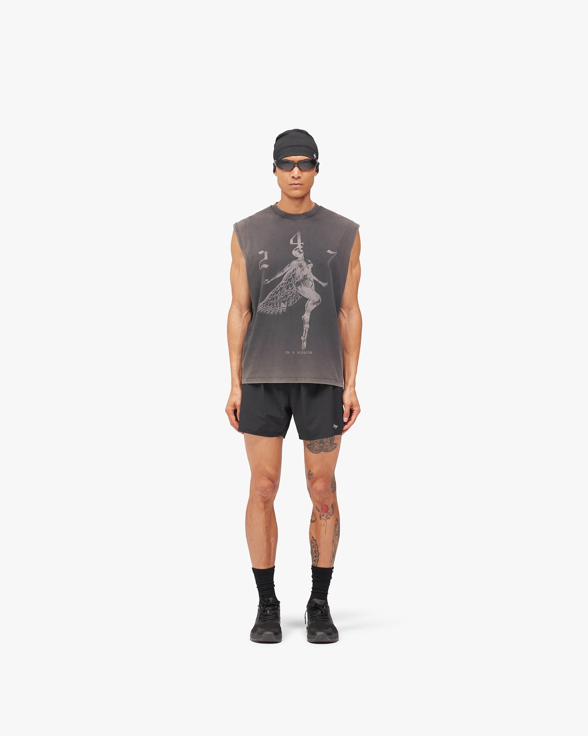 247 Fallen Angel Tank - Vintage Black