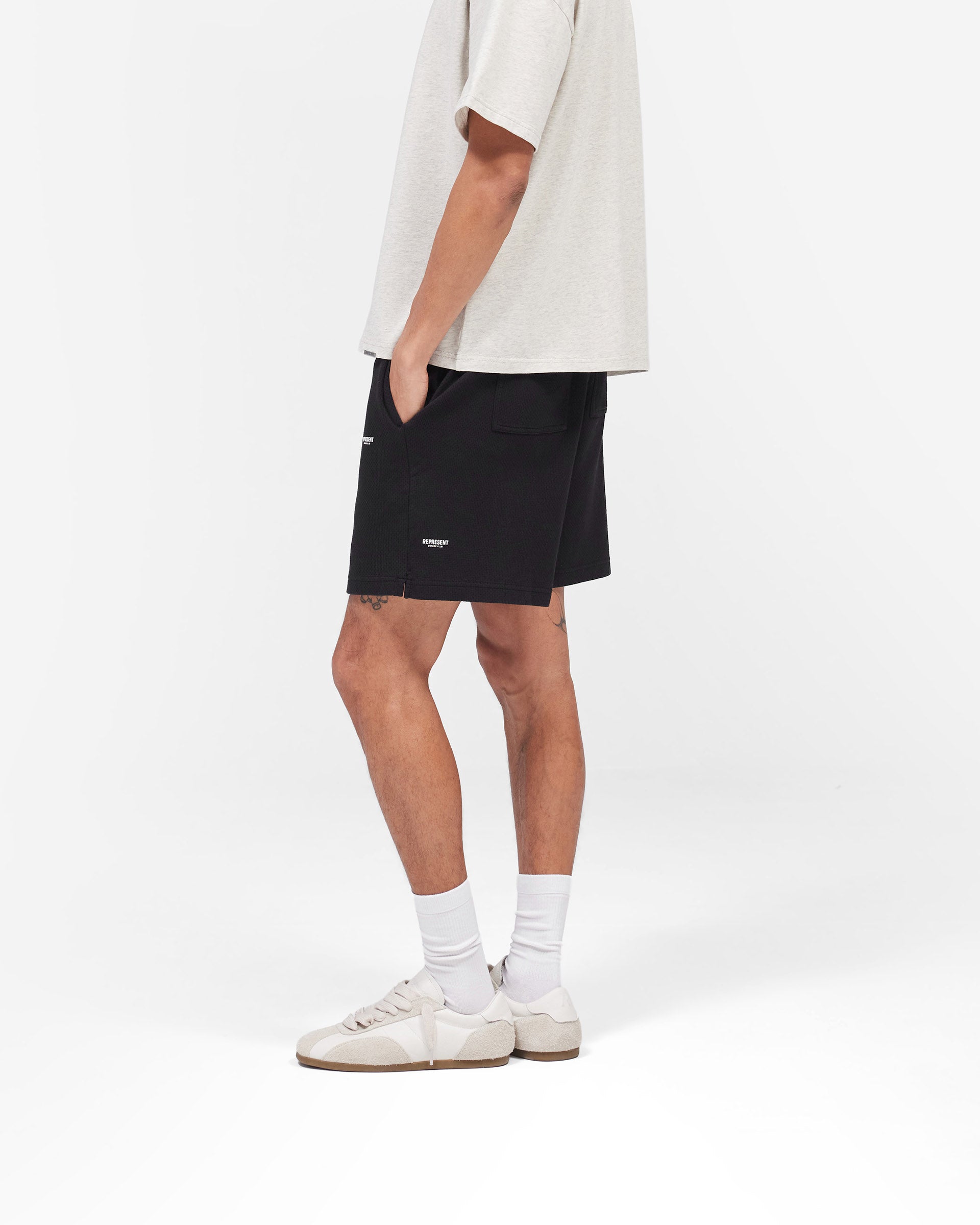 Micro Owners Club Mesh Shorts - Black