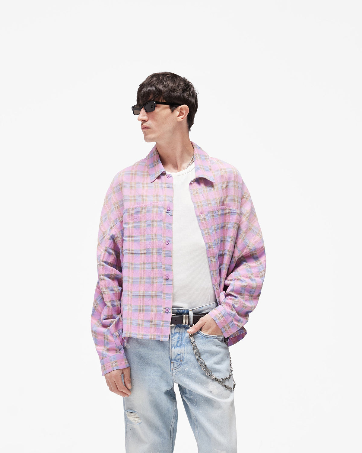 Santa Monica Flannel Shirt - Blush