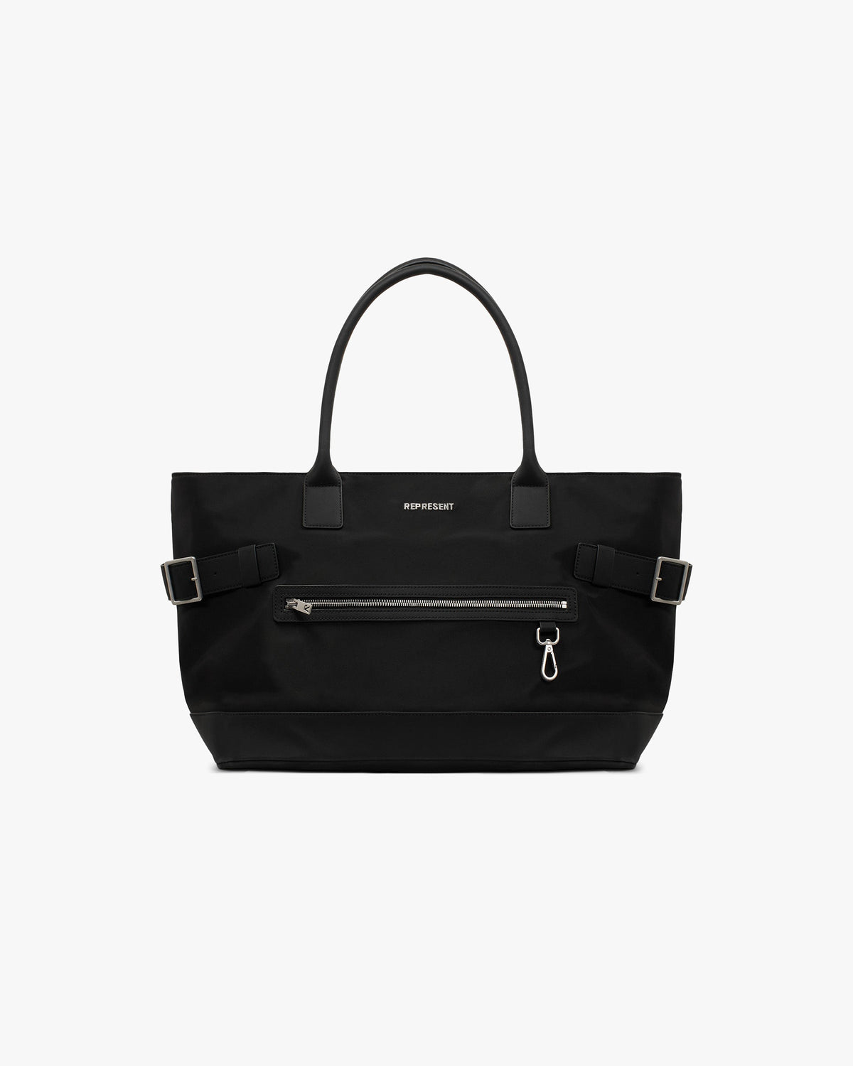Oversized Nylon Carry Bag - Black