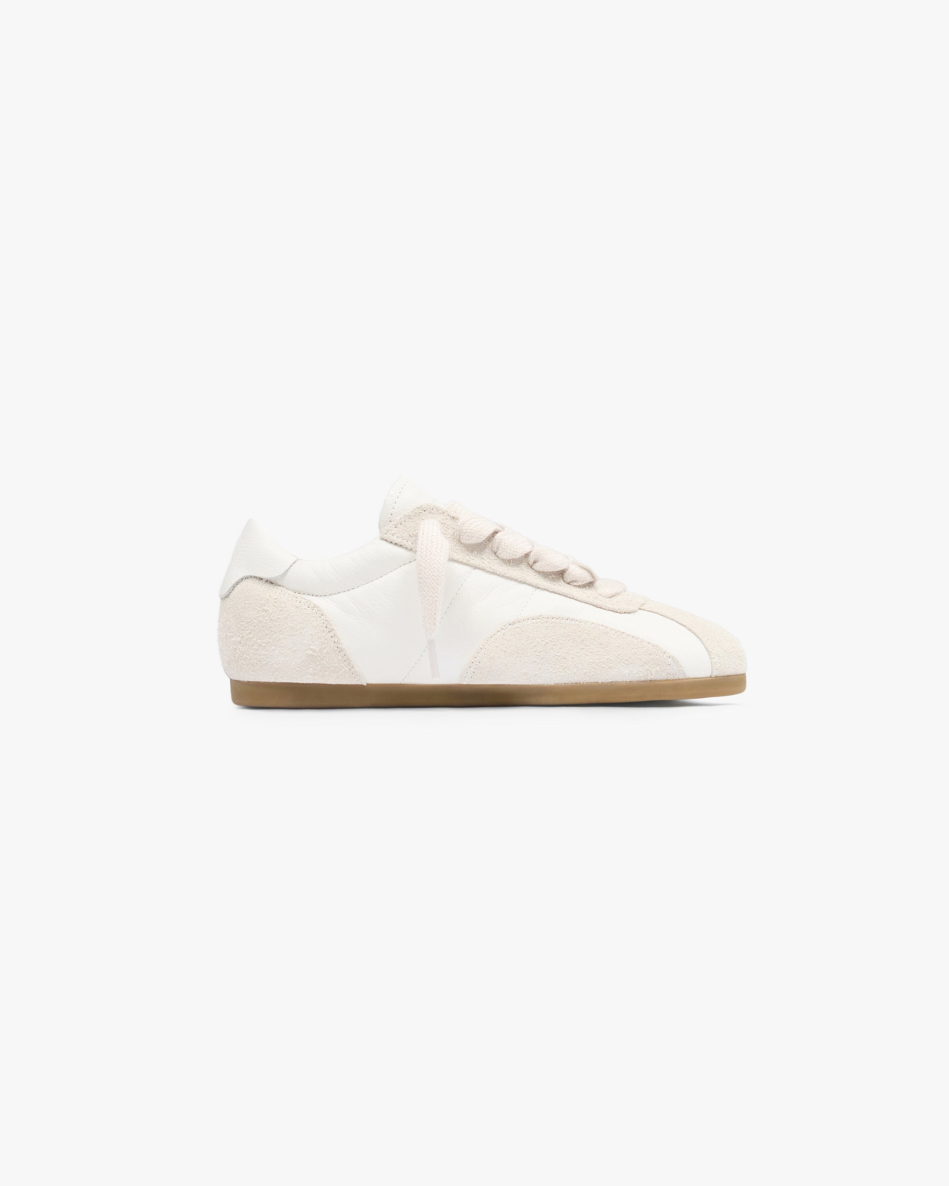Low-Pro Leather Suede - Flat White Grey