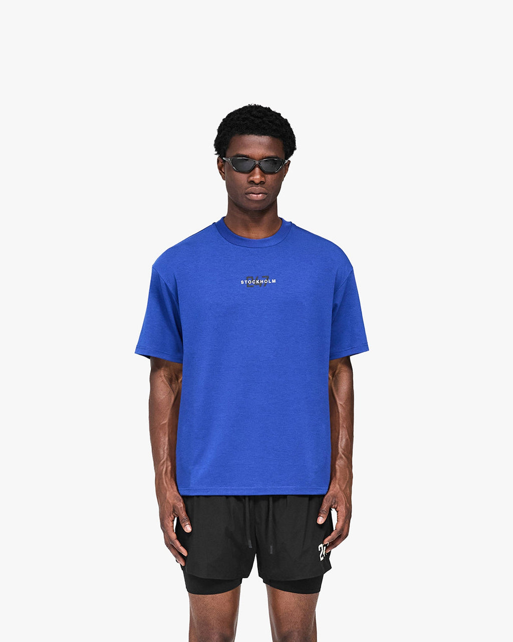 247 Stockholm Oversized T-Shirt - Blue