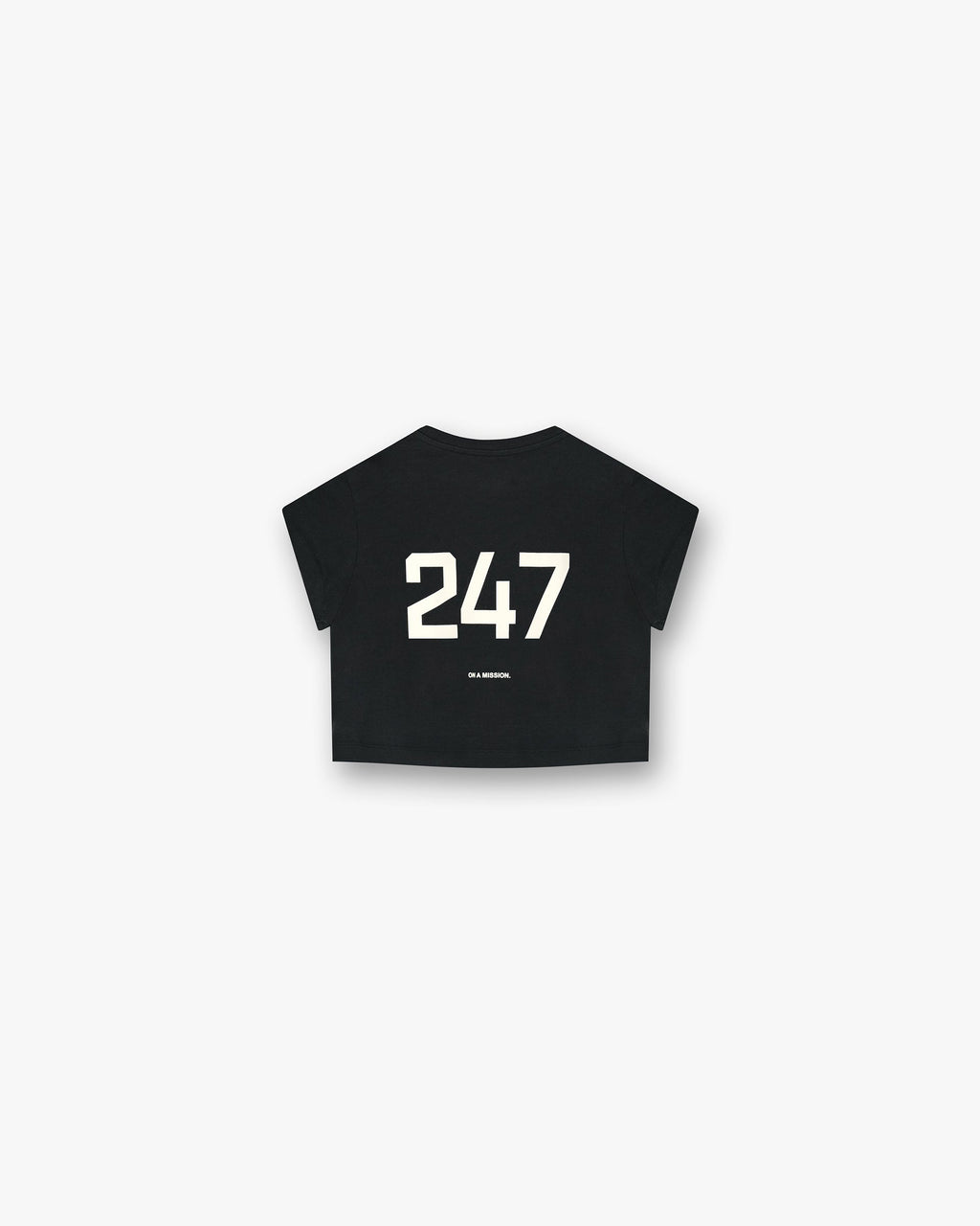 247 Micro Cap Sleeve T-Shirt - Black