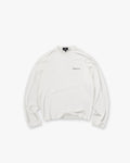 Lowercase Logo Long Sleeve T-Shirt - Flat White