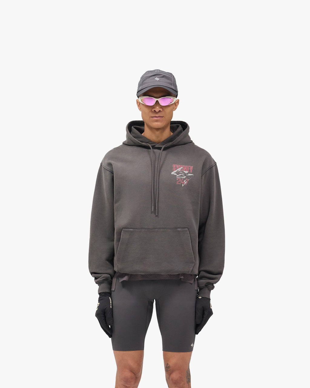 247 Sydney Hoodie - Washed Grey
