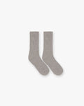 Slub Knit Sock - Grey