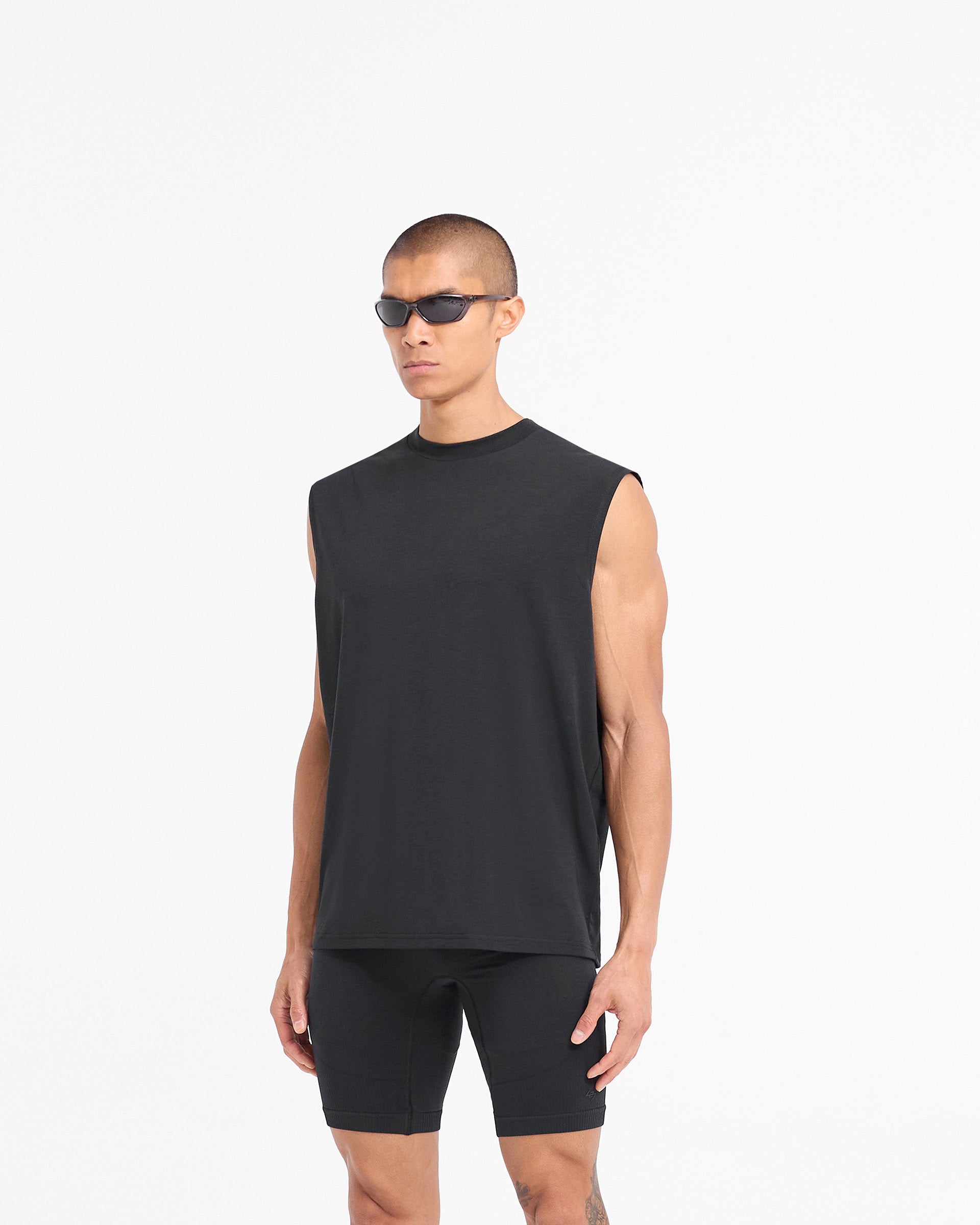 247 DNA Oversized Tank - Jet Black