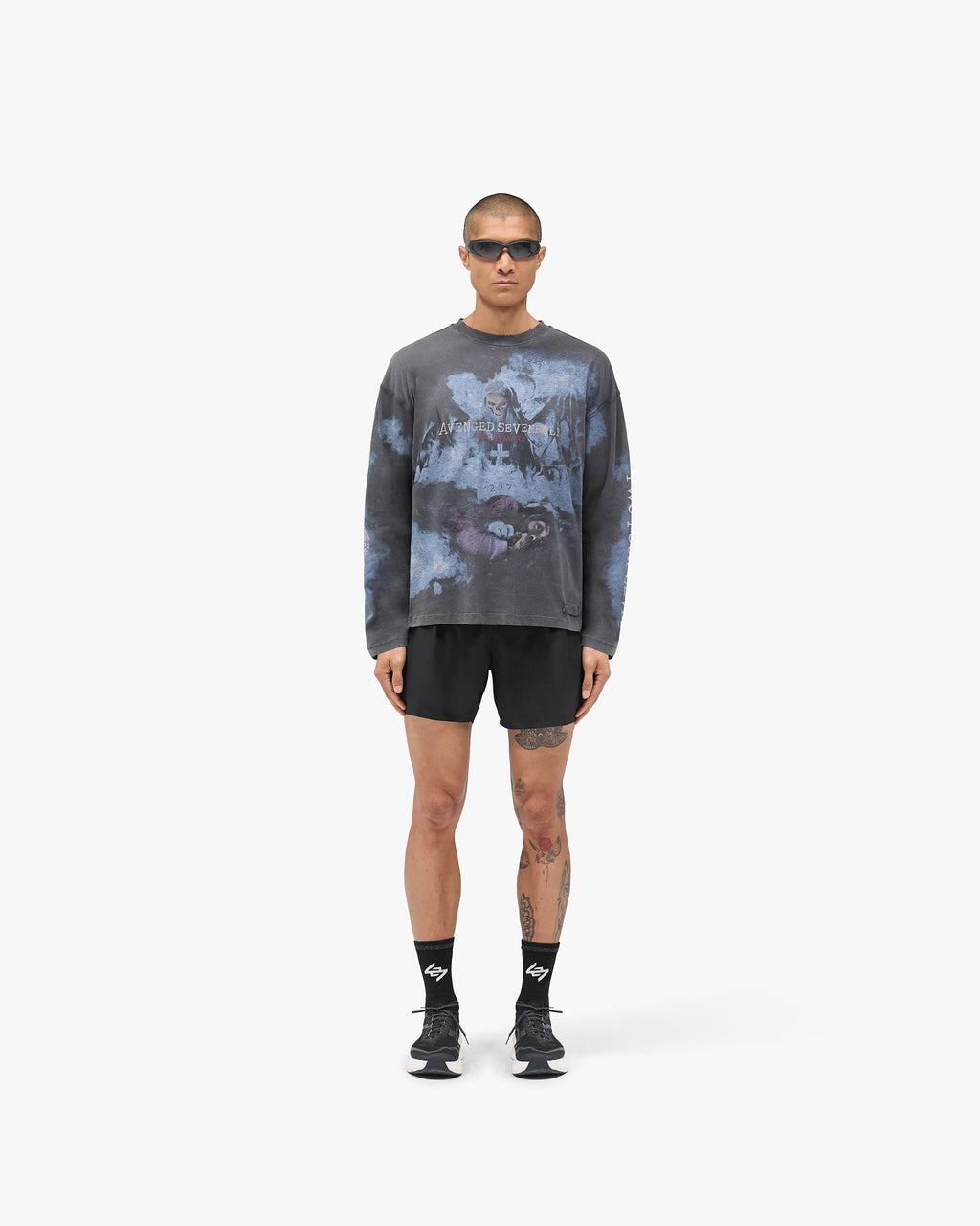 247 x Avenged Sevenfold Nightmare Long Sleeve T-Shirt - Aged Black