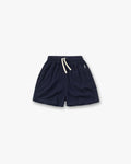 Initial Waffle Shorts - Midnight Navy