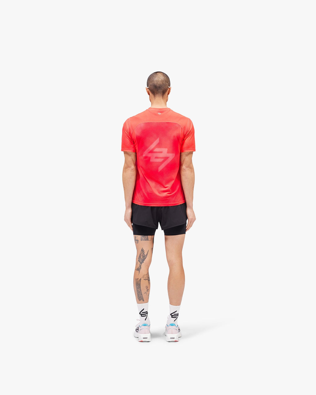247 Hybrid T-Shirt - Red Fade Out