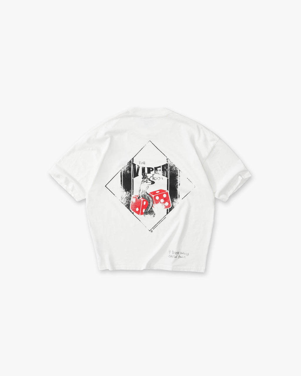 Represent x The Viper Room Dice T-Shirt - Flat White