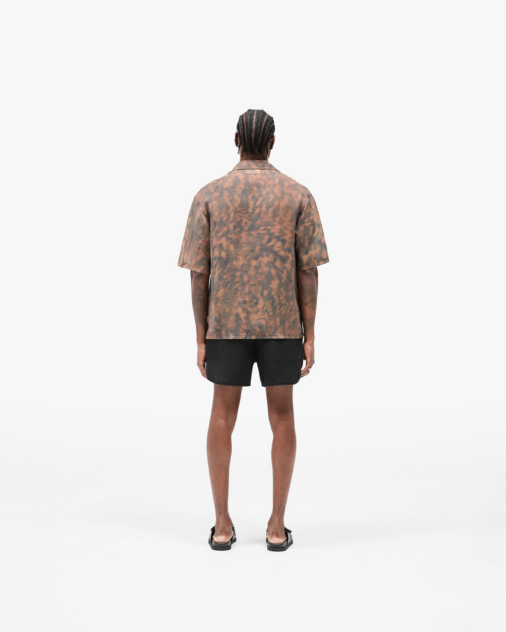 Tortoise Print Shirt - Brown