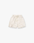 All Over Print Towel Short - Aged White