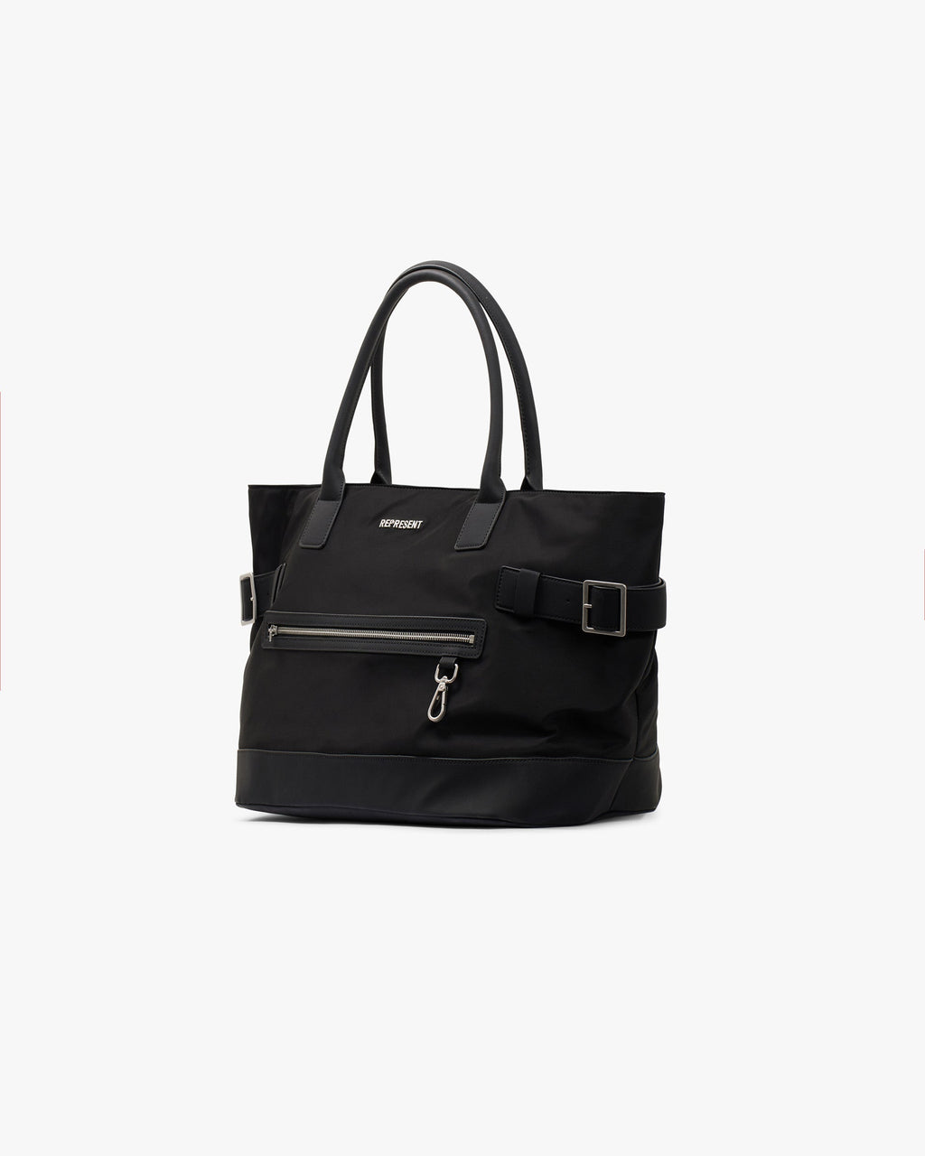 Oversized Nylon Carry Bag - Black