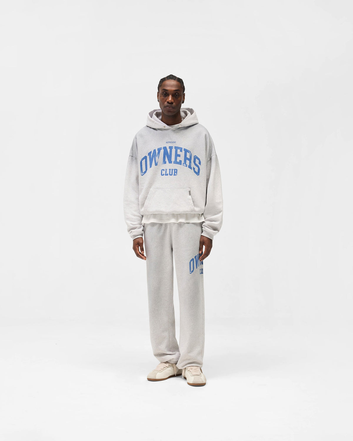 Represent Owners Club Sweatpant - Sprayed Ice Grey Marl