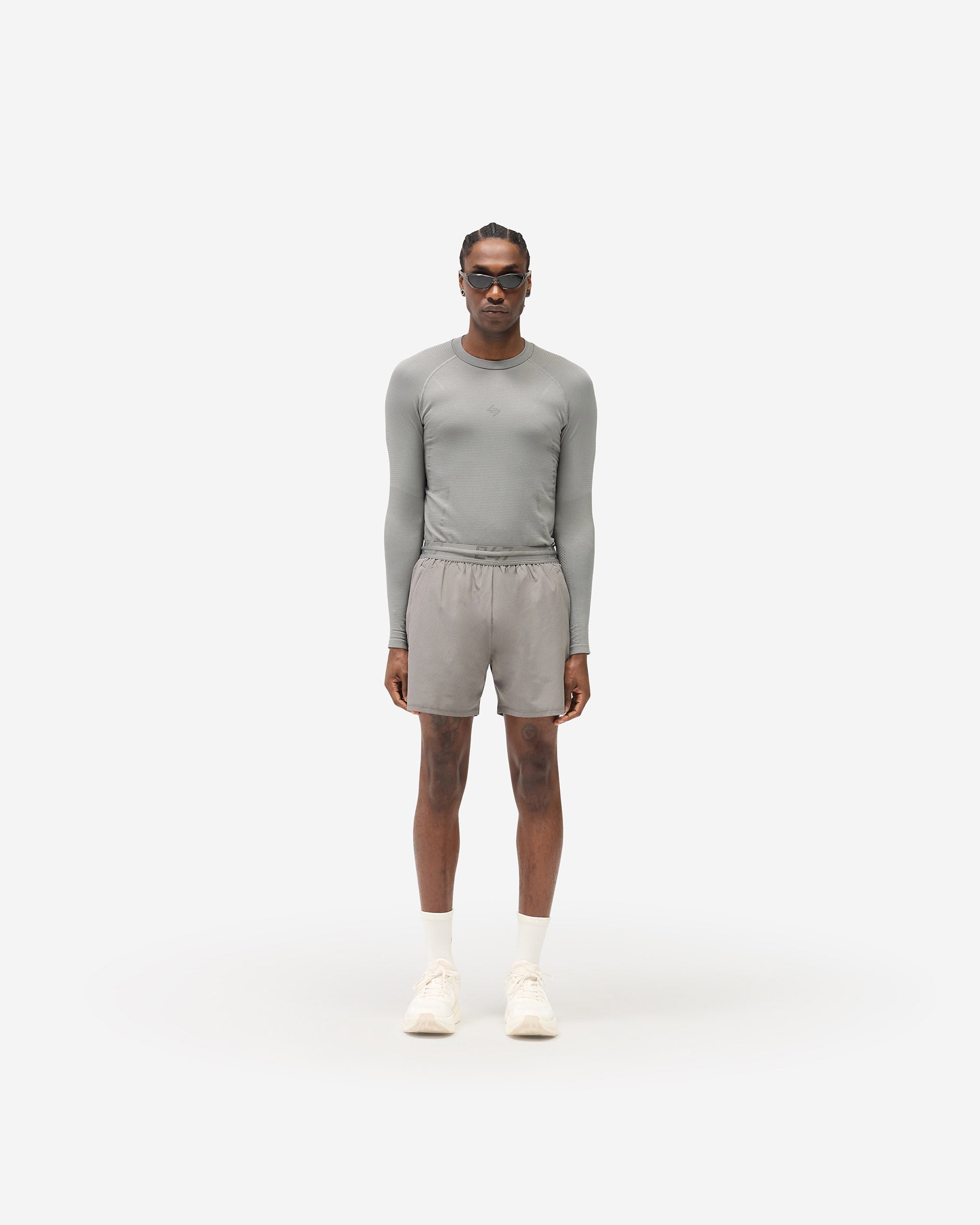 247 Uprising Long Sleeve Seamless T-Shirt - Steel