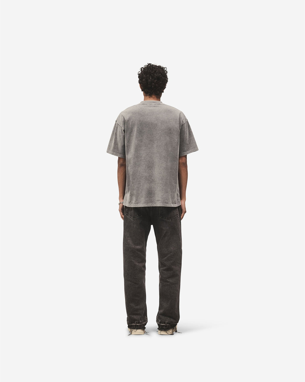 Script Logo T-Shirt - Vintage Grey