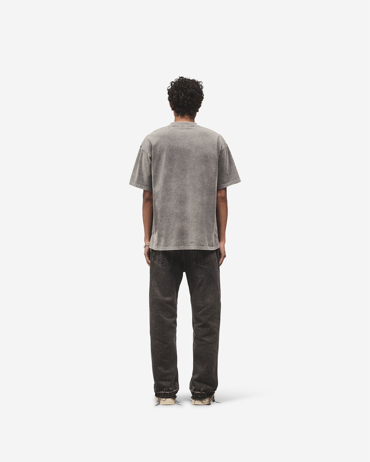 Script Logo T-Shirt - Vintage Grey