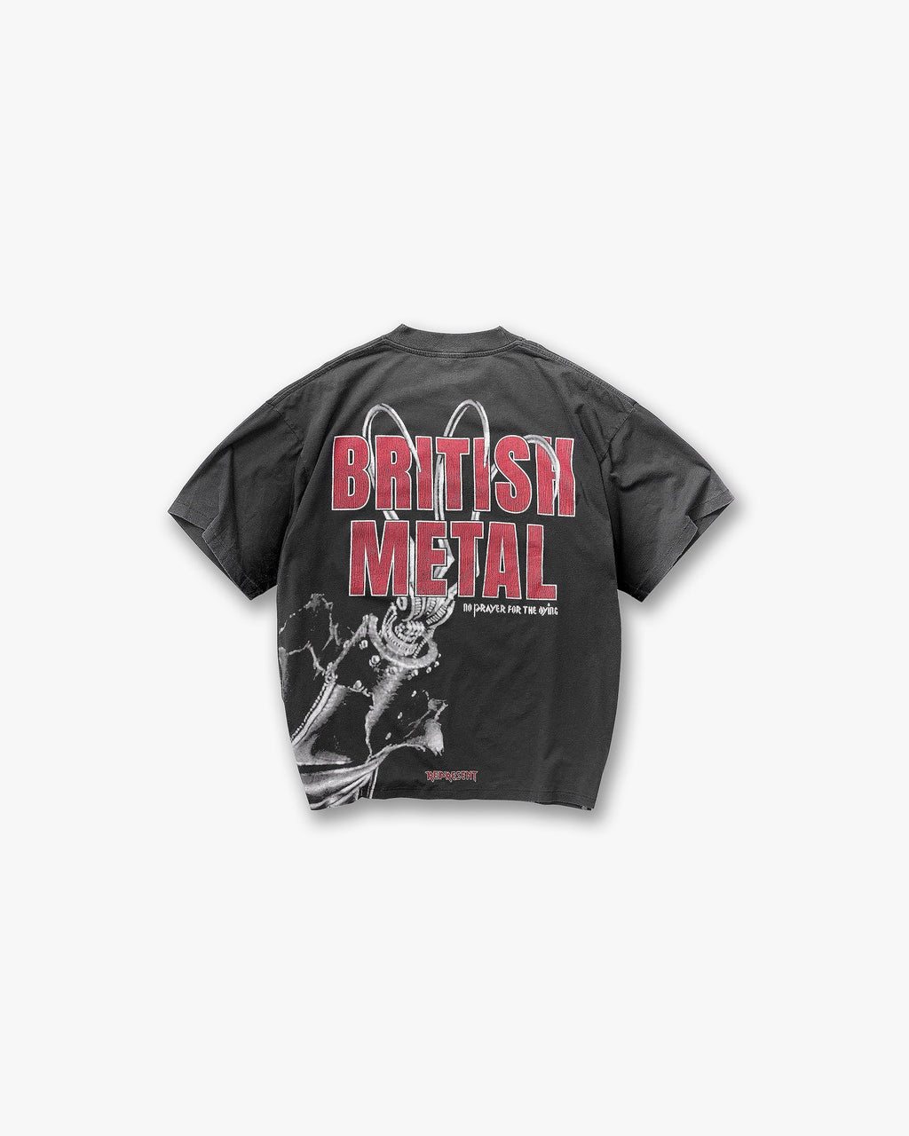 Represent X Iron Maiden British Metal T-Shirt - Stained Brown
