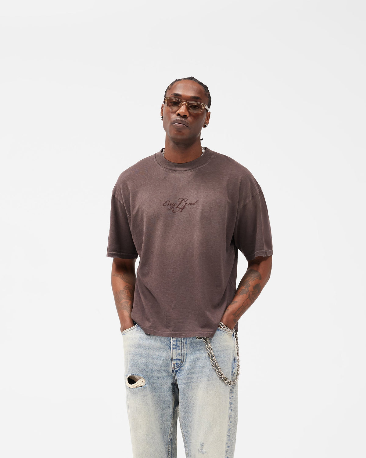 EngLAnd T-Shirt - Washed Brown