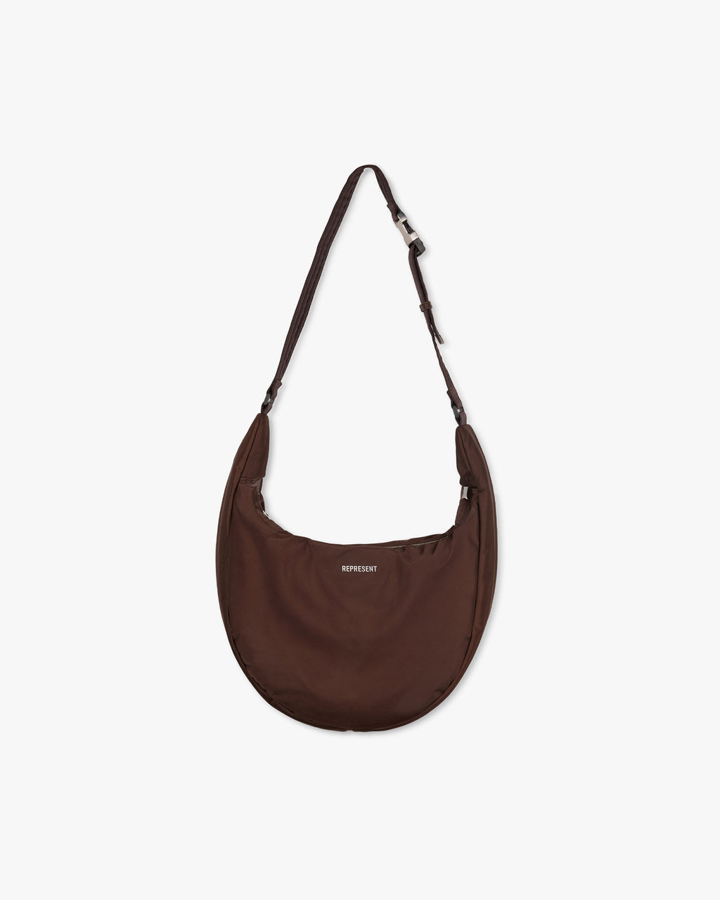 Padded Sling Bag - Dark Brown