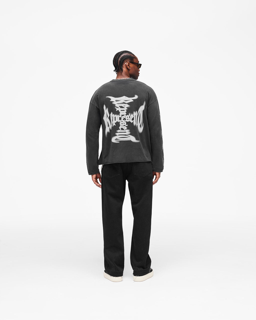 MH Long Sleeve T-Shirt - Faded Black