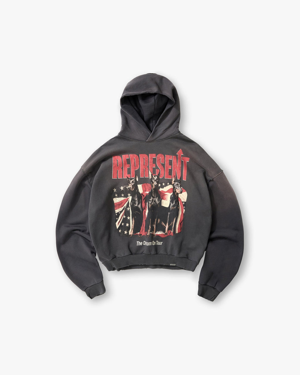 Dream On Tour Hoodie - Sun Fade Grey