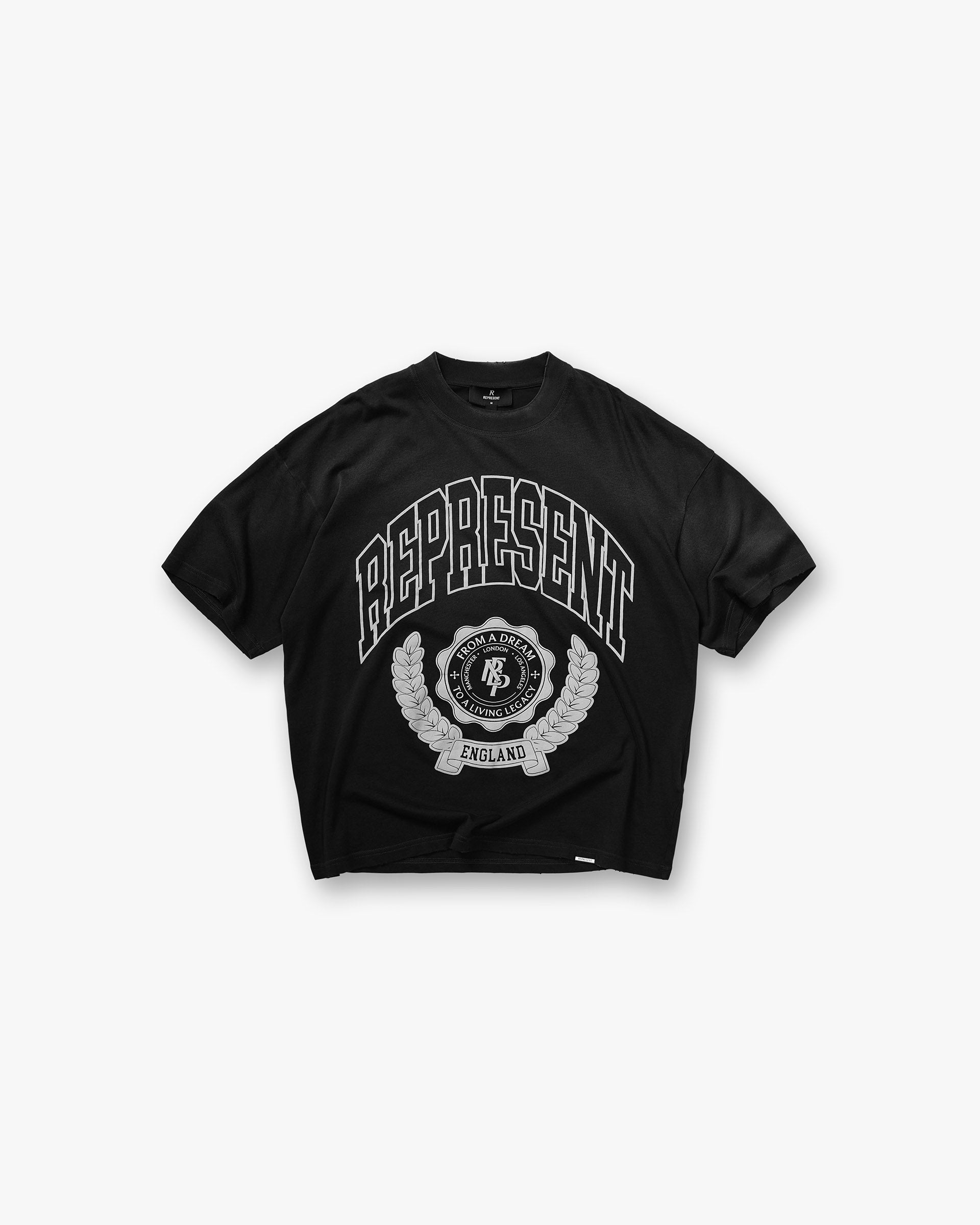 Legacy Crest T-Shirt - Stained Black