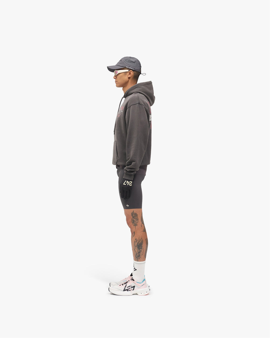 247 Sydney Hoodie - Washed Grey