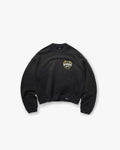 Angel Border Sweater - Stained Black